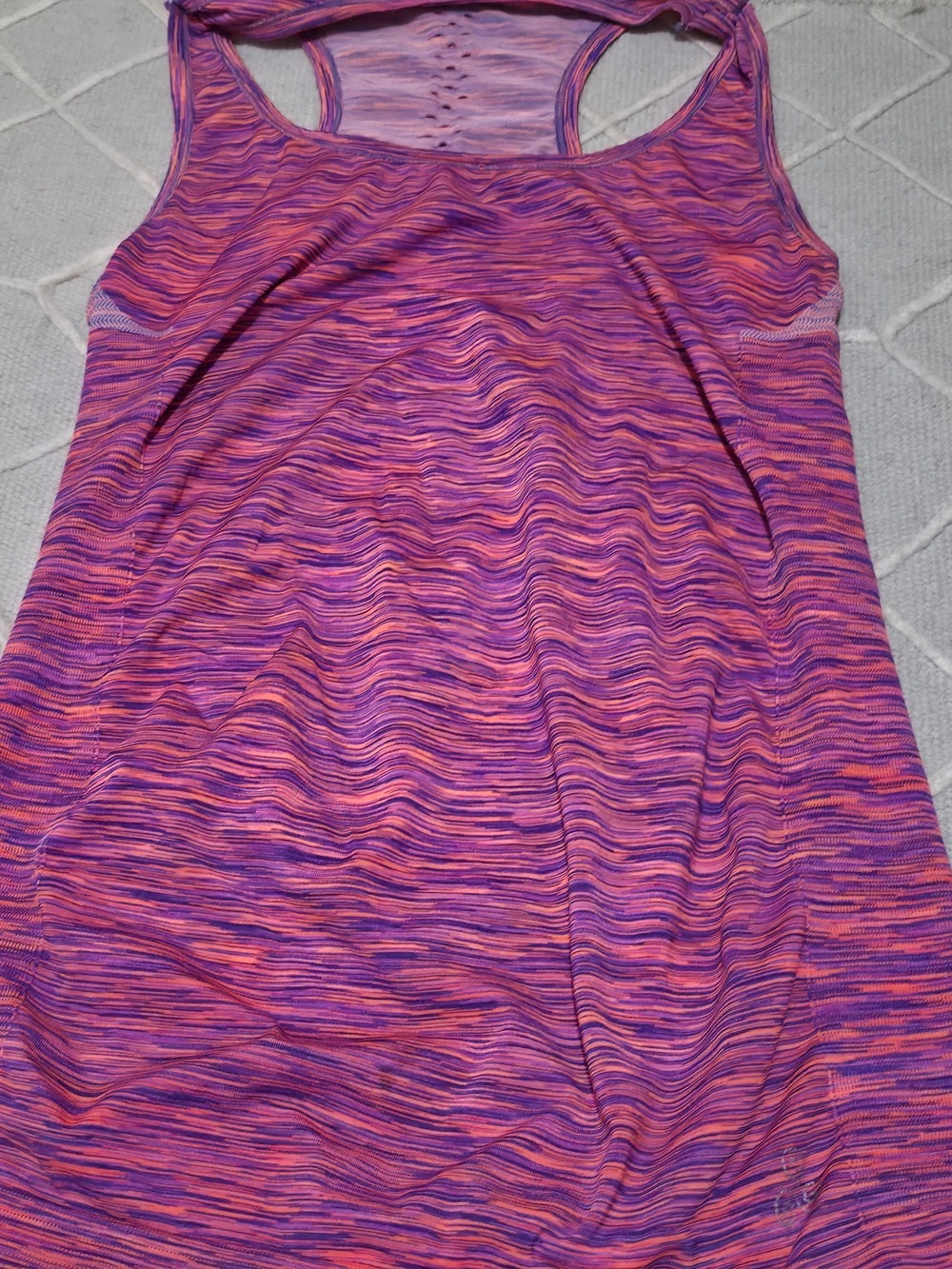 4/$25 Deal! Space-Dye Racerback Tank in Purple & Pink